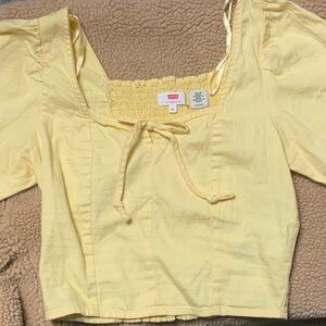 Levi's Light Yellow Women's Blouse
